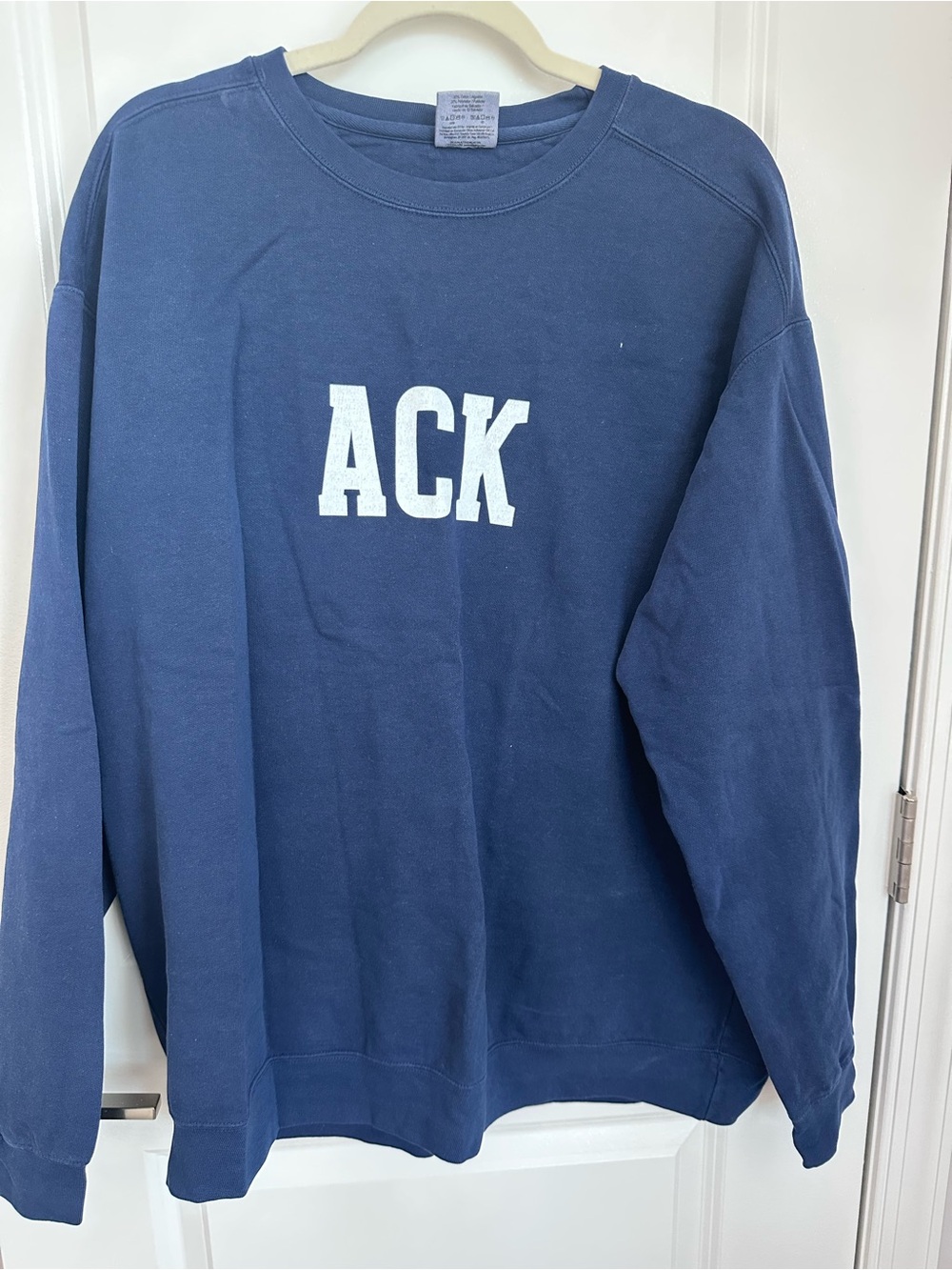 Nantucket ACK Navy Crewneck Sweatshirt - XL - new